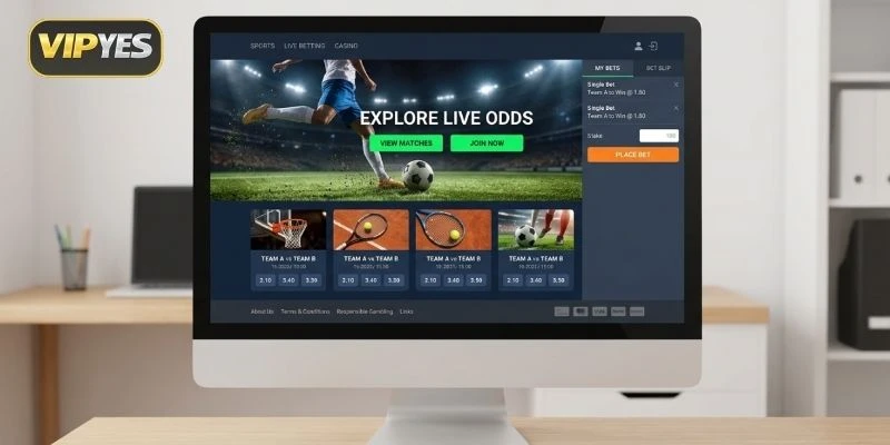 Cá Cược Thể Thao VIPYES - Sảnh Cược Trực Tuyến Với Tỷ Lệ Kèo Hấp Dẫn